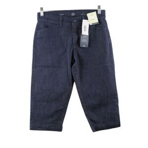 St John's Bay Denim Women's Capri Jeans Mid Rise Size 2P 029